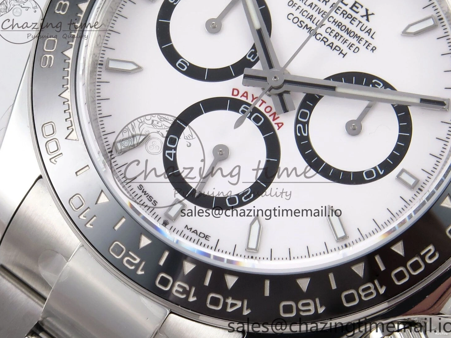 MiroTime 0427 Fashionable Daytona 126500 APF 1:1 Best Edition 904L Steel White Dial on SS Oyster Bracelet DD 1113